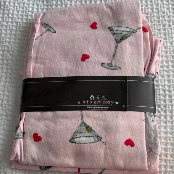 P.J. Salvage Pink and Red Pajama Set - Picture 3 of 4